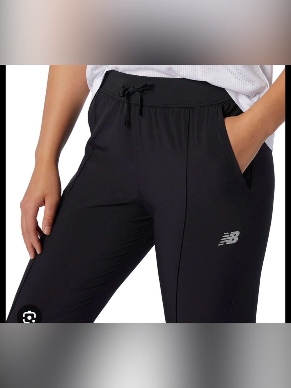 New Balance Women's Black Athletic Jogger Pants